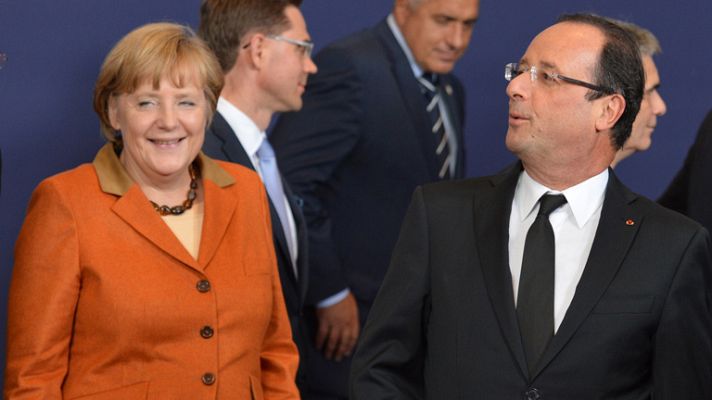 Telediario 1 - Alemania impone el retraso del supervisor bancario único en perjuicio de España