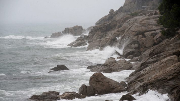 Telediario 1 - Temporal en Girona