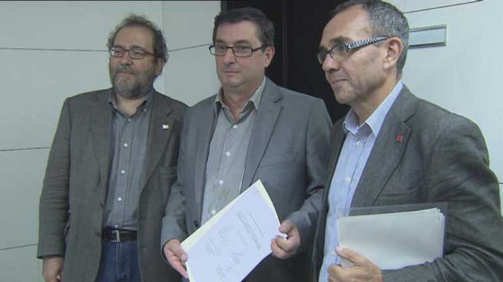 Telediario 1 - Rechazo a los presupuestos