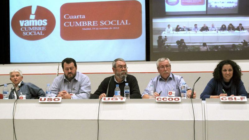 Los sindicatos UGT y CC.OO. convocan la huelga general el 14 de noviembre