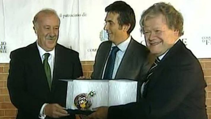 Telediario 1 - Del Bosque recibe el premio Liedholm