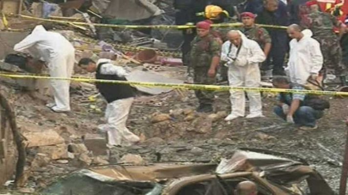 Telediario 1 - Caos y pánico en Beirut