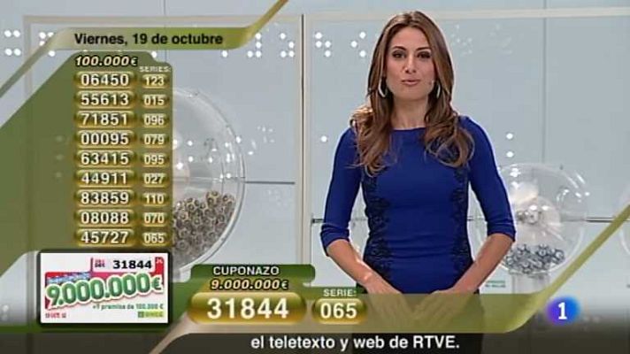 Sorteos ONCE - Sorteo ONCE - 19/10/12
