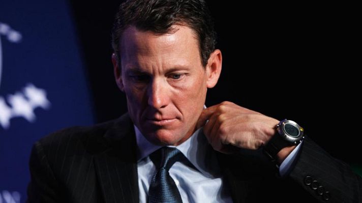 Telediario 1 - Armstrong pide a su fundación que mantenga la lucha