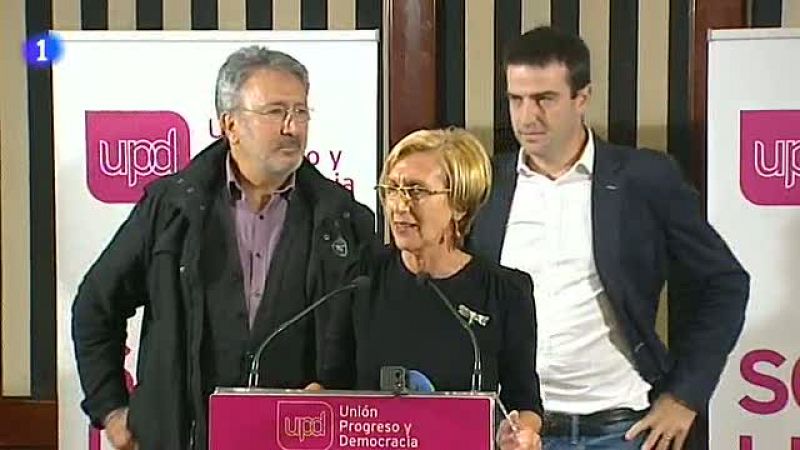 Rosa Díez cree que UPyD ha tenido en Euskadi el mejor resultado posible