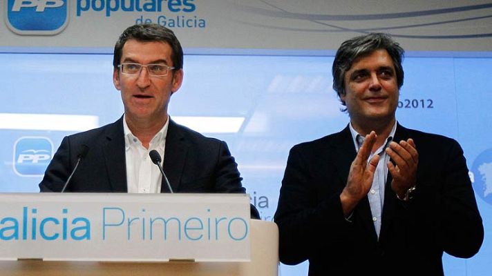 Telediario 1 - El PP gana en Galicia