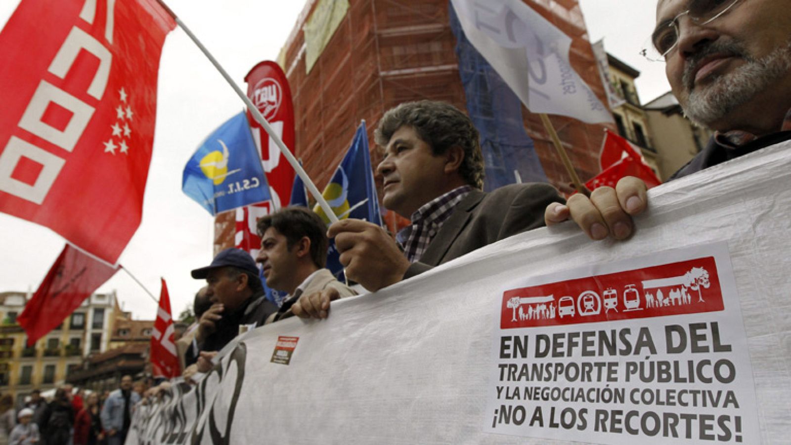 Paros parciales en el metro y los autobuses urbanos de Madrid y Barcelona