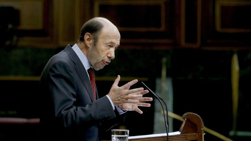 Rubalcaba califica los Presupuestos Generales del Estado para 2013 como "injustos"