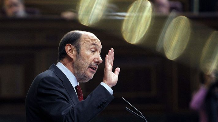 Telediario 1 - Rubalcaba habla hoy de los resultados electorales del PSOE el 21-O