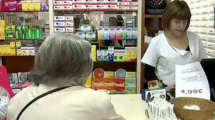 Telediario 1 - Huelga farmacias catalanas