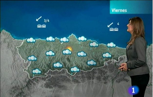 Panorama Regional - El tiempo en Asturias - 25/10/12