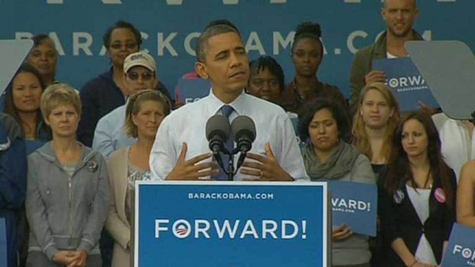 Obama y Romney intensifican sus actos electorales