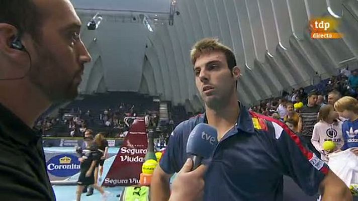 Tenis - Granollers: "Ha sido un partido muy táctico"