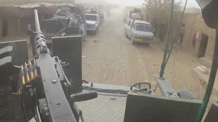 Telediario 1 - Relevo militar en Afganistán