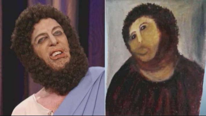 Telediario 1 - El Ecce Homo en Estados Unidos