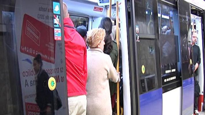 Telediario 1 - Huelga transporte