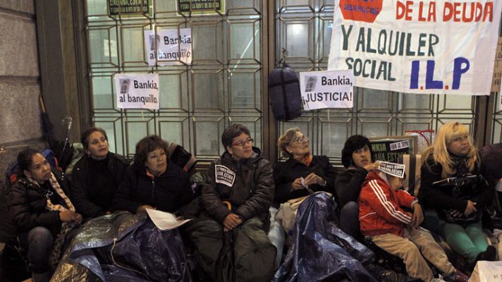 Telediario 1 - Rodea Bankia