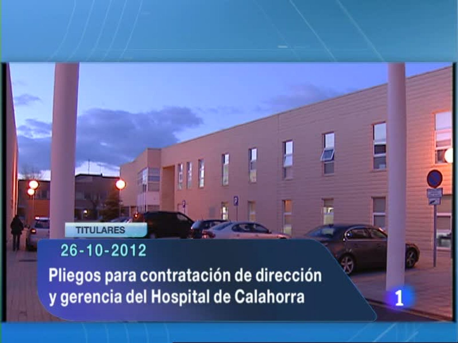 Informativo Telerioja 2 - 2/10/12 | Ver