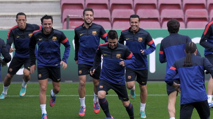 Telediario 1 - El Barça, con una defensa en cuadro, se mide al Rayo