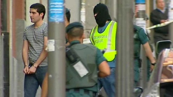 Telediario 1 - Violencia callejera en País Vasco