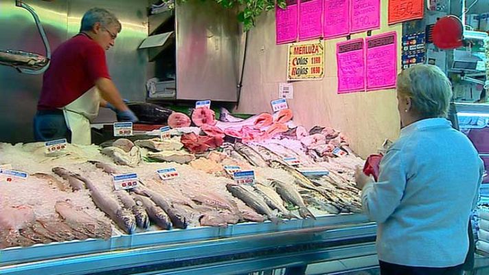Telediario 1 - Consumo de pescado en España