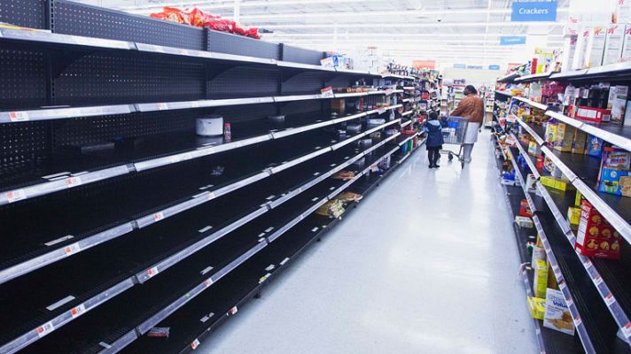 Telediario 1 - Huracán Sandy