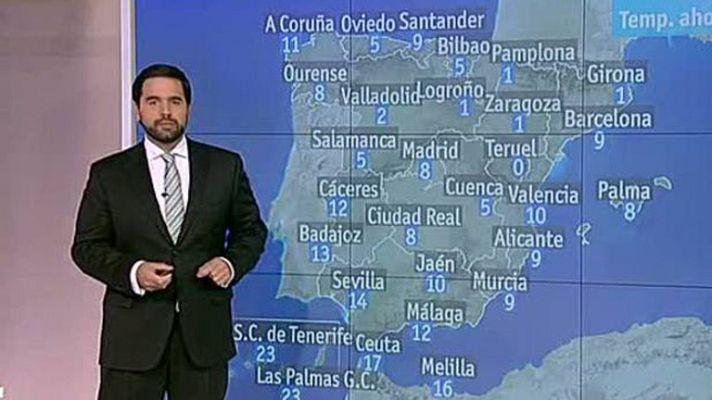 El tiempo - Continúan las lluvias aunque suben las temperaturas