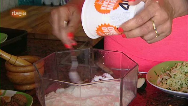 Babel en TVE - Sabores del mundo: Sopa fria de pepino y yogur