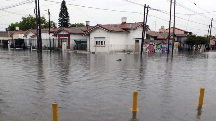 Telediario 1 - Temporal en Buenos Aires