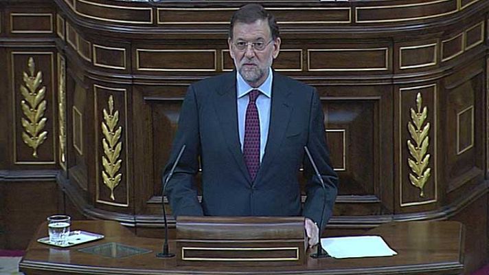 Telediario 1 - Sesión de control al Gobierno