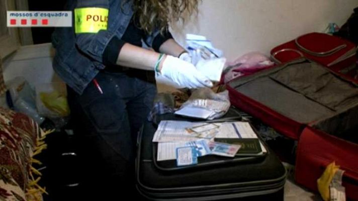 Telediario 1 - Detenida una banda paquistaní