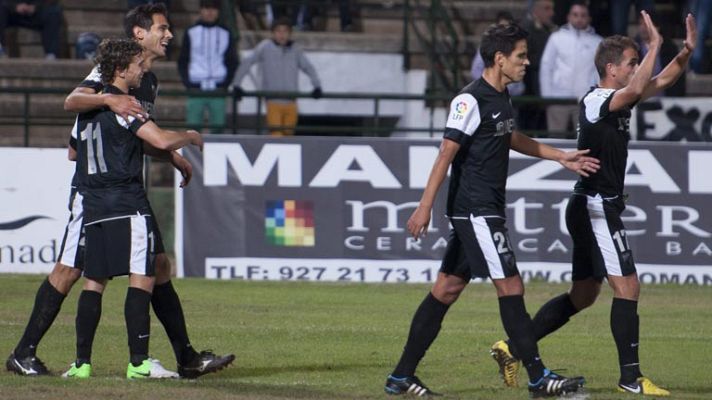 Telediario 1 - El Málaga se libra de la sorpresa en la Copa