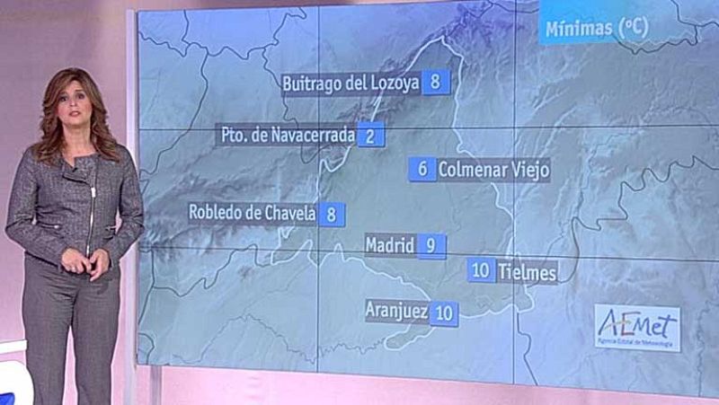 El tiempo en la Comunidad de Madrid - 02/11/12