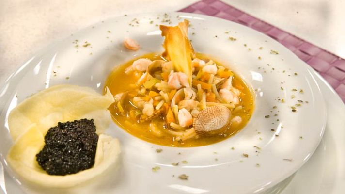 RTVE Cocina - Sopa de marisco y rape