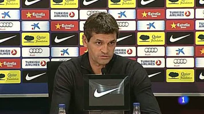 Telediario 1 - Vilanova: "Messi estará contra el Celta"