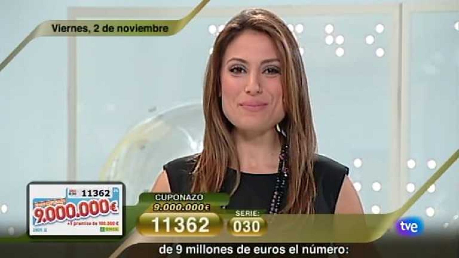 Sorteo ONCE - 02/11/12 - Ver ahora