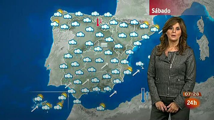 El tiempo - Precipitaciones y vientos fuertes en el suroeste, centro penínsular y Canarias