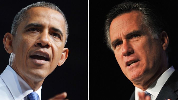 Telediario 1 - Obama y Romney buscan el voto de los indecisos