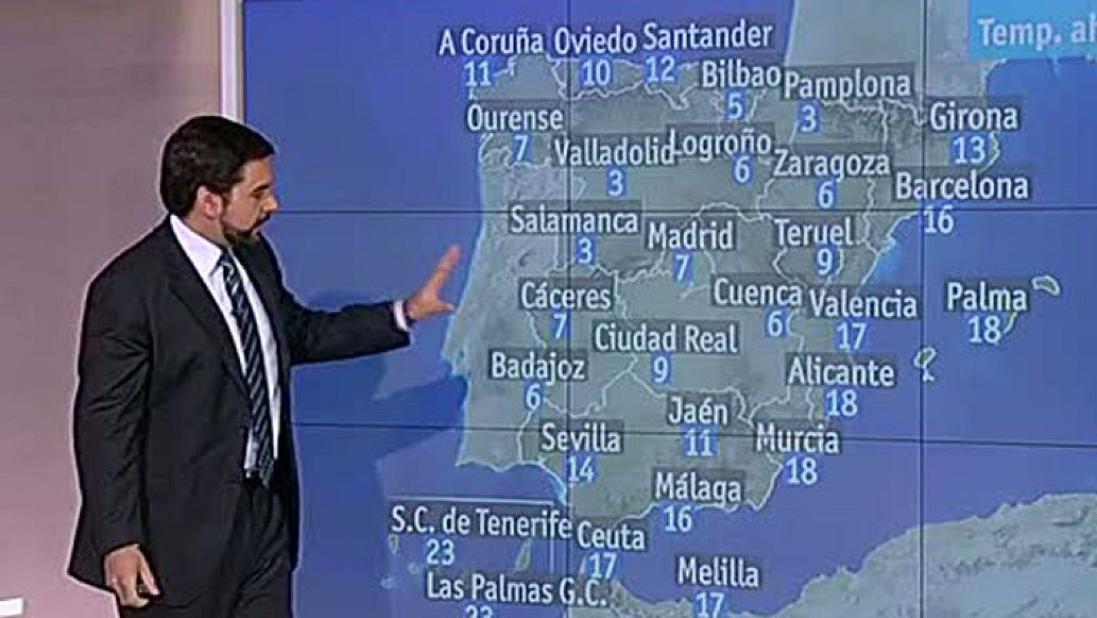 Bajan las temperaturas en la Península