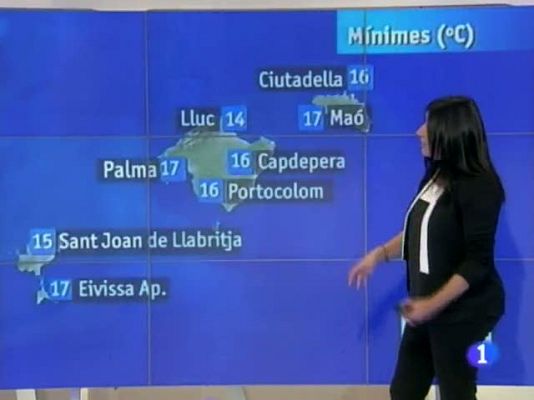 Informatiu Balear - El temps a les Illes Balears - 05/11/12