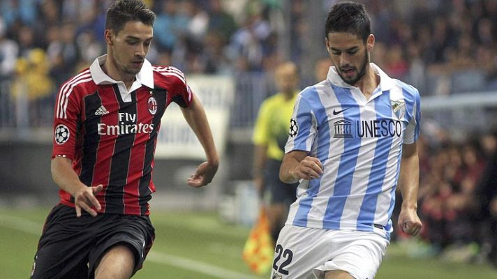 Telediario 1 - El Málaga, a un paso de octavos