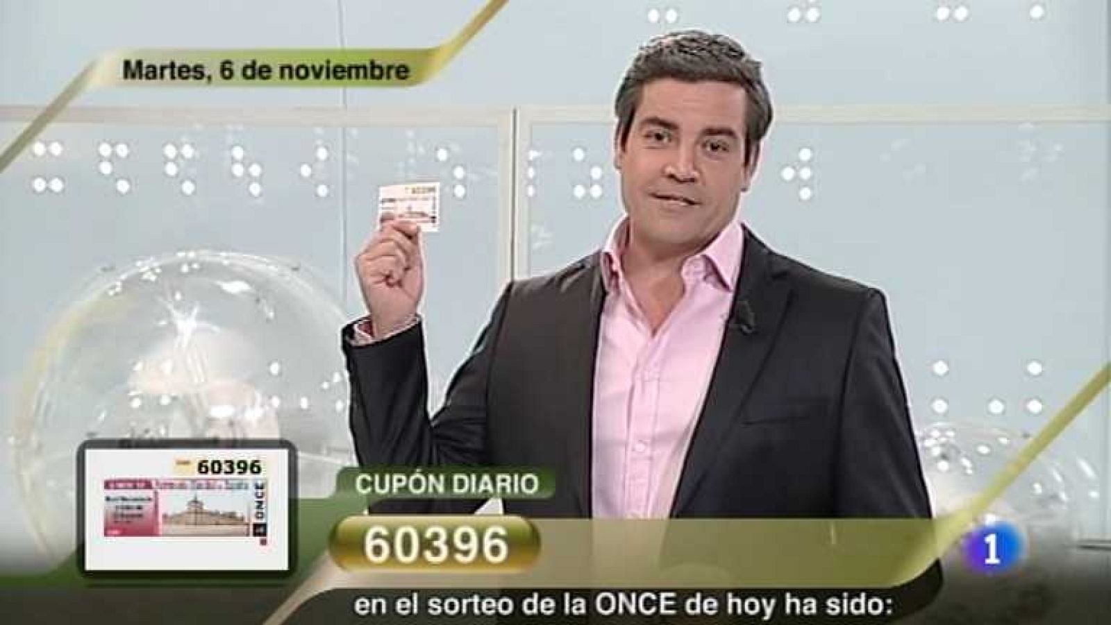 Sorteo ONCE - 06/11/12 - Ver ahora