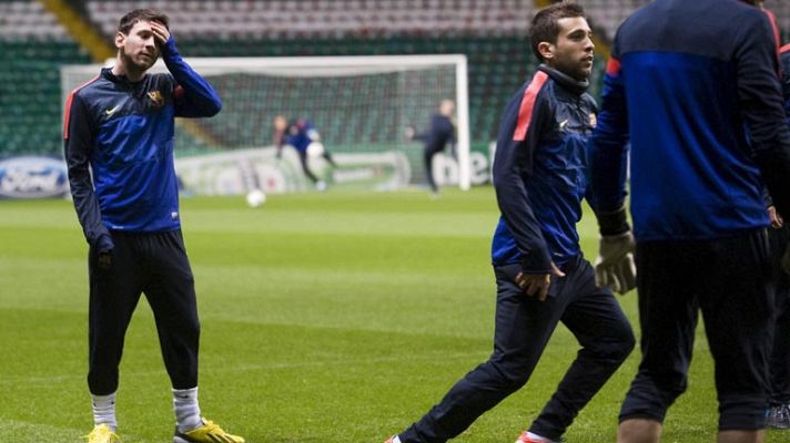 Telediario 1 - El Barça juega su primera final en Glasgow