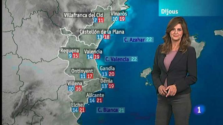 L'informatiu - Comunitat Valenciana - El tiempo en la Comunidad Valenciana - 07/11/12