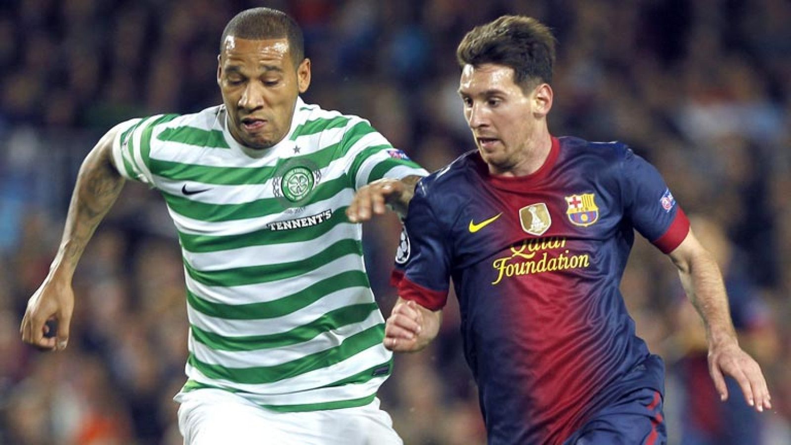 El conjunto que dirige Tito Vilanova visita al Celtic de Glasgow y en caso de ganar ya tendría asegurado el pase a octavos como primero de grupo.