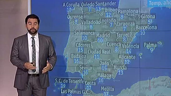 El tiempo - Las lluvias se extienden por toda la Península