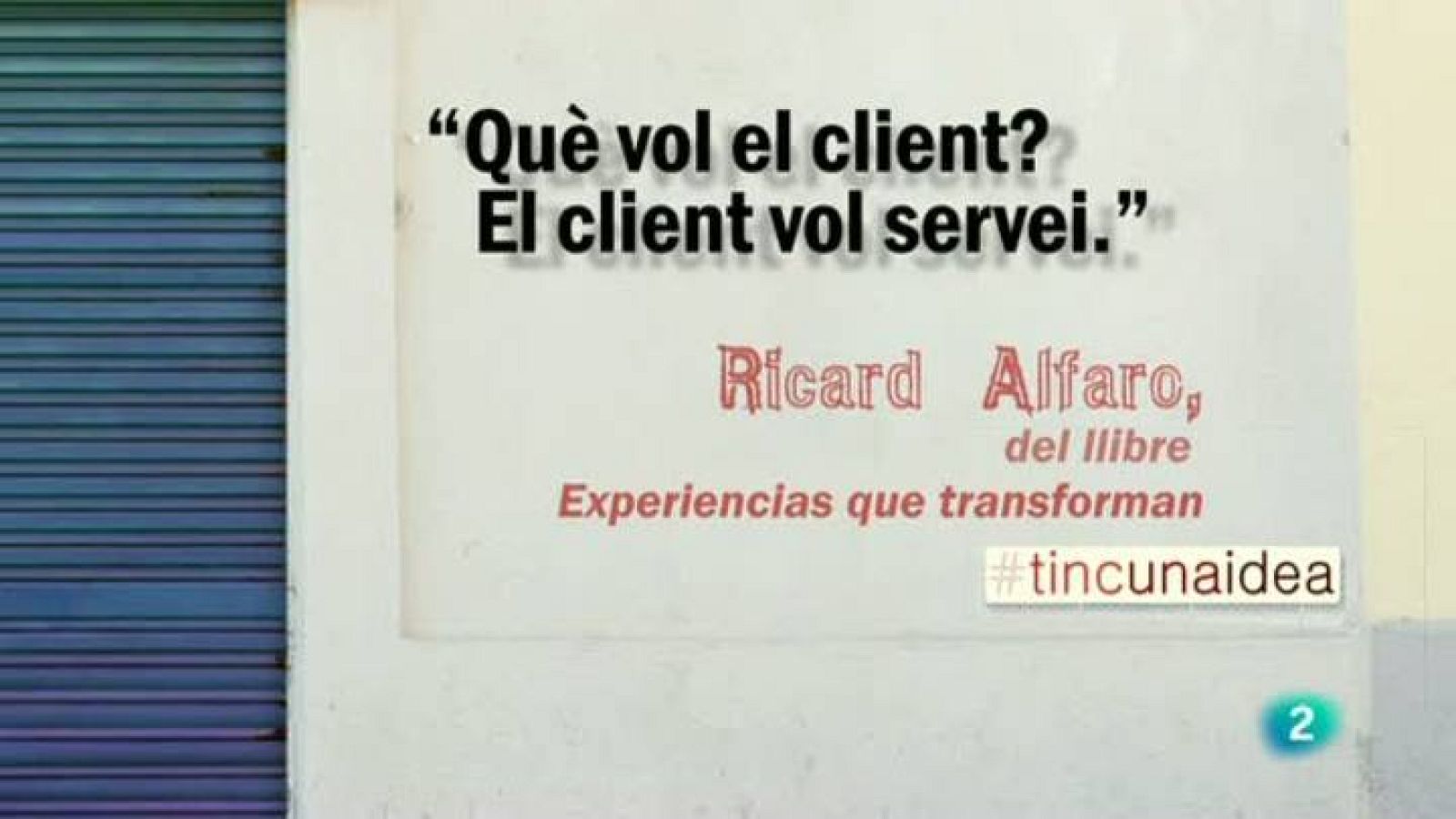 Tinc una idea - TUI - Ricard Alfaro