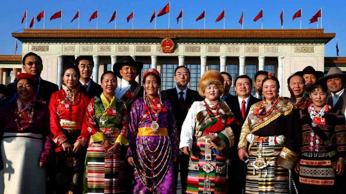 Telediario 1 - Aumenta la tensión en el Tíbet