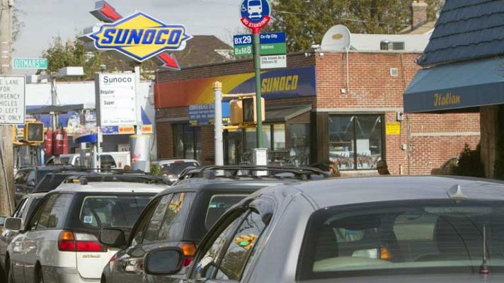 Telediario 1 - Racionamiento de gasolina en NY