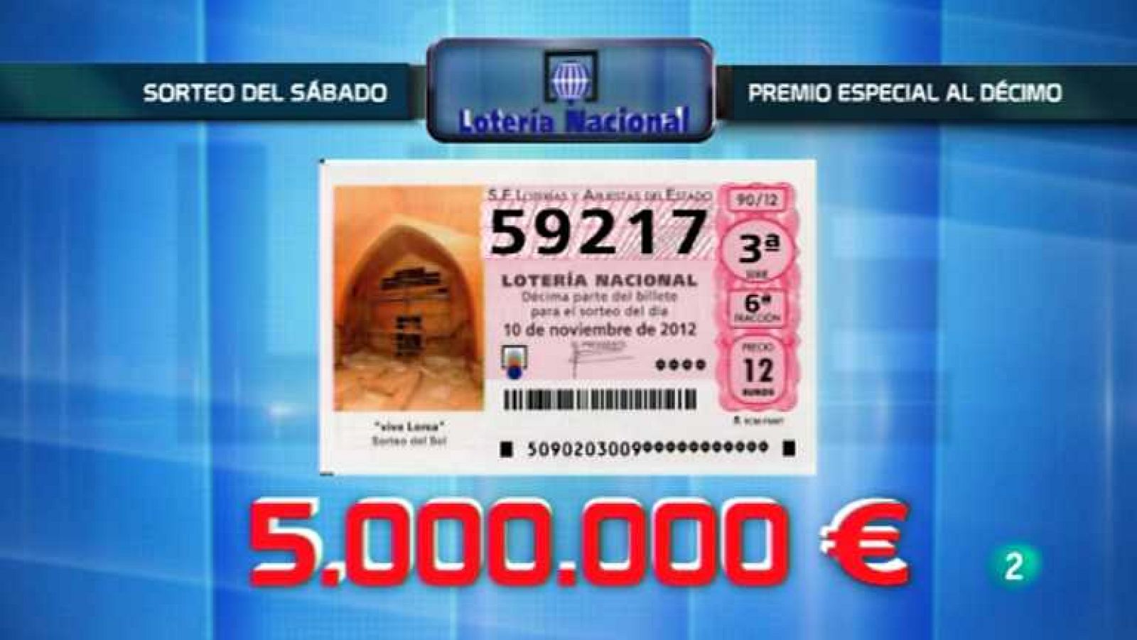 Lotería viajera - 10/11/12 - ver ahora